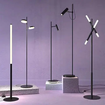 Metal & LED Floor Lamp with Adjustable Head and Modern Design – Estudo | Maytoni