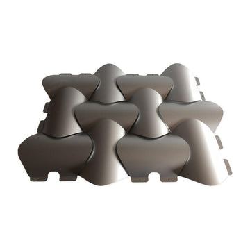 3D Wand mit Reliefstruktur geometrischem Spline-Design & leichtem Material – Spline | 3D Wall