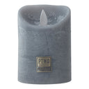 LED Candle L with moving flame and timer function - battery operated | PTMD
