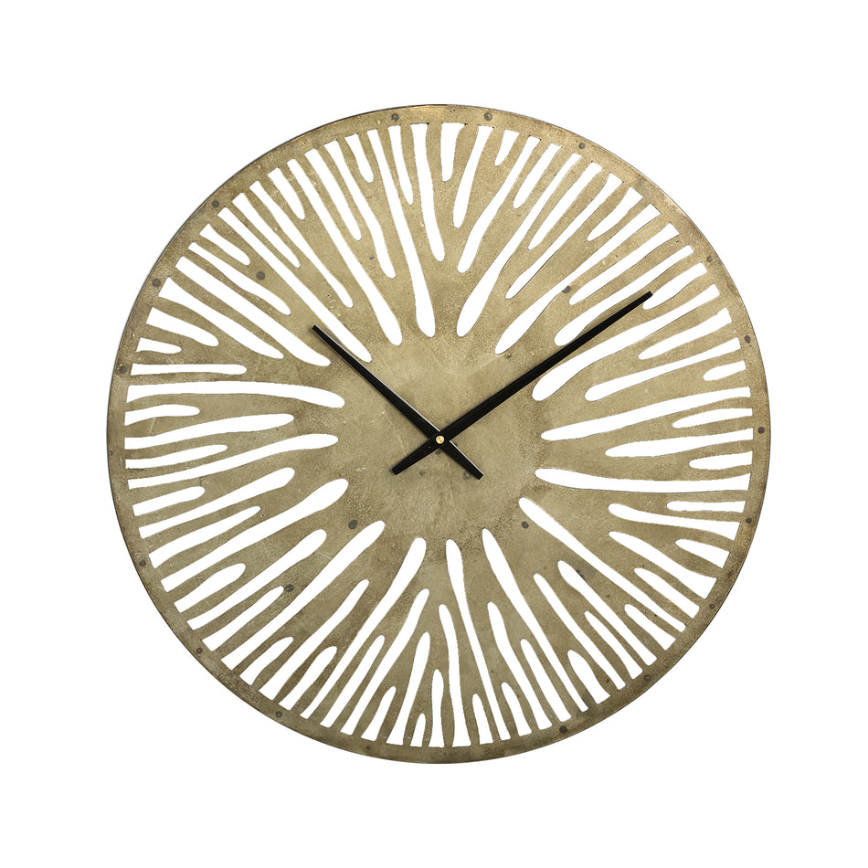 Wall clock - Derandi gold metal