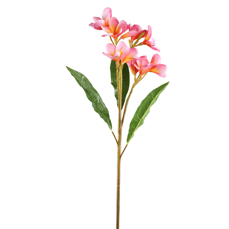 Kunstzweig - Gartenblume Pink