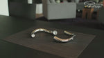 Candle Holder High-Gloss Nickel, Magnetic Module Design & Expandable – Bow | Philippi