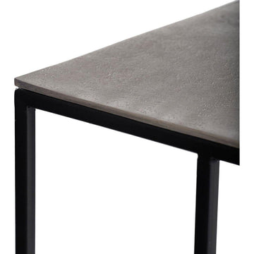 Beistelltisch - Tristan Silver Aluminium von PTMD - Esszett Luxury | Stilvolles Wohnen mit Charakter