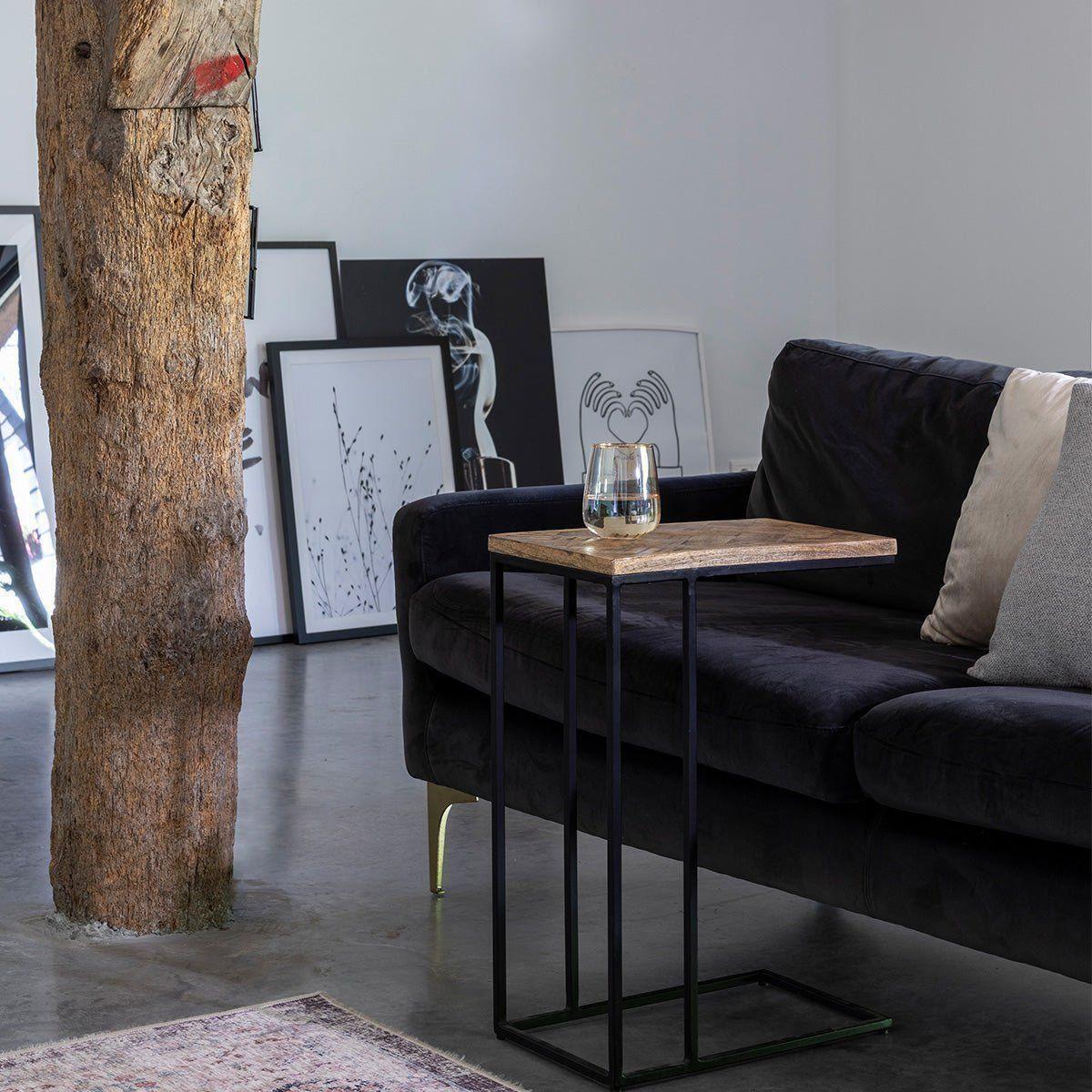 Beistelltisch - Tristan Silver Aluminium von PTMD - Esszett Luxury | Stilvolles Wohnen mit Charakter