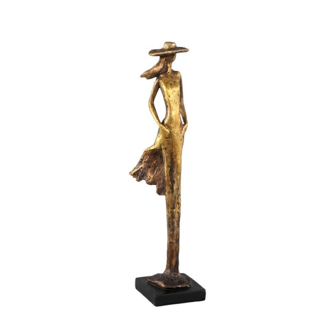 Damenstatue - Merlin Gold - Esszett Luxury