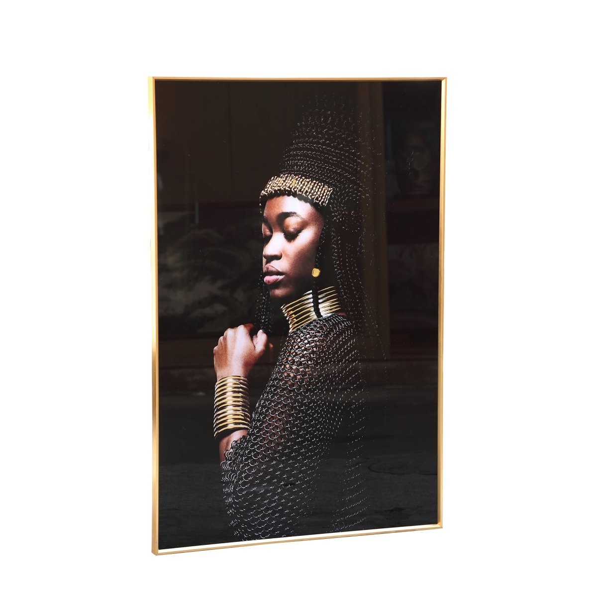 Glas-Wandbild - Ethnic Woman - Esszett Luxury