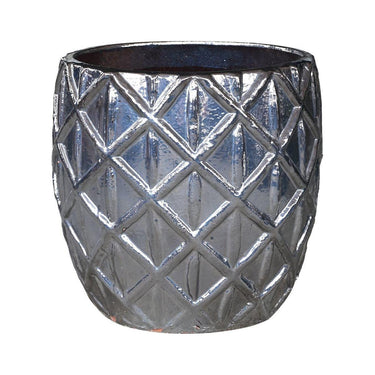 Keramiktopf - Arly Silver (Set aus 4) von PTMD - Esszett Luxury | Stilvolles Wohnen mit Charakter