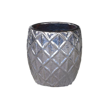 Keramiktopf - Arly Silver (Set aus 4) von PTMD - Esszett Luxury | Stilvolles Wohnen mit Charakter