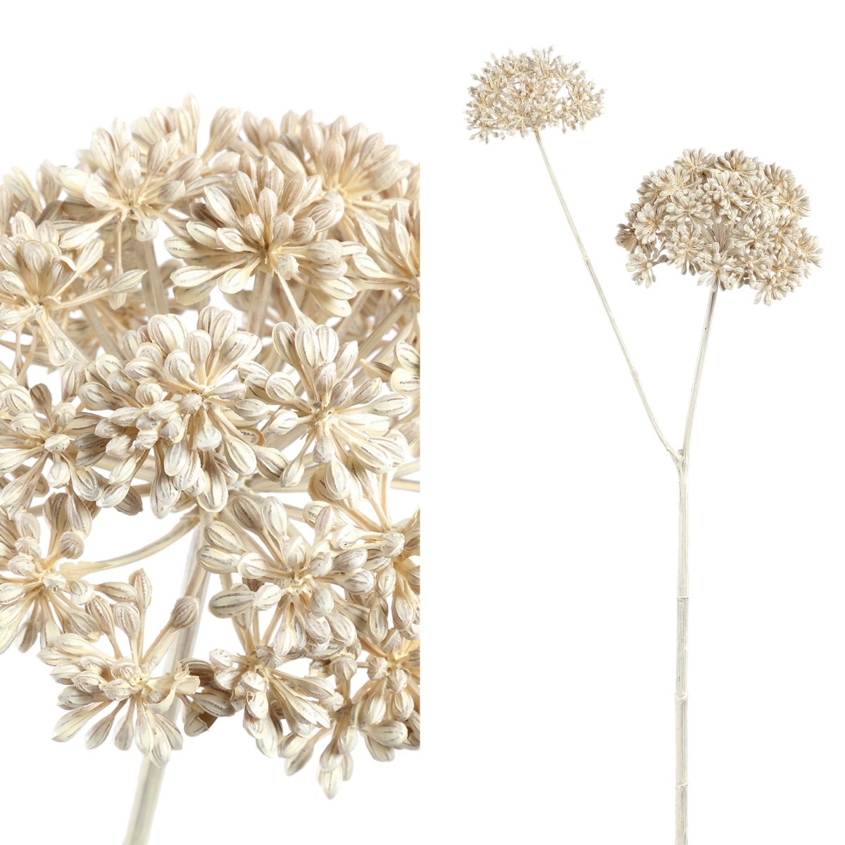 Kunstblume - Leaves Plant white eucalyptus x3 - Esszett Luxury