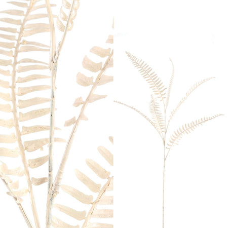 Kunstzweig - Fern Plant white fern leaves spray - Esszett Luxury