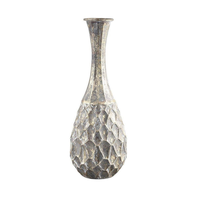 Metallvase - Ruben Antique hammered von PTMD - Esszett Luxury | Stilvolles Wohnen mit Charakter