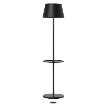 Floor lamp with aluminum housing, touch dimmer, long-lasting battery & slim design – GARCON | Sompex