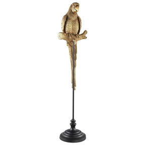 Papageienstatue - Avesh Gold von PTMD - Esszett Luxury | Stilvolles Wohnen mit Charakter