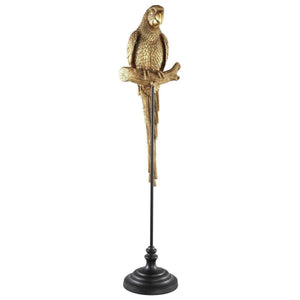 Papageienstatue - Avesh Gold von PTMD - Esszett Luxury | Stilvolles Wohnen mit Charakter