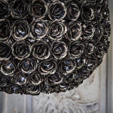 Pendelleuchte - Rosella Black iron roses von PTMD - Esszett Luxury | Stilvolles Wohnen mit Charakter