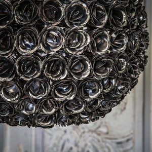 Pendelleuchte - Rosella Black iron roses von PTMD - Esszett Luxury | Stilvolles Wohnen mit Charakter