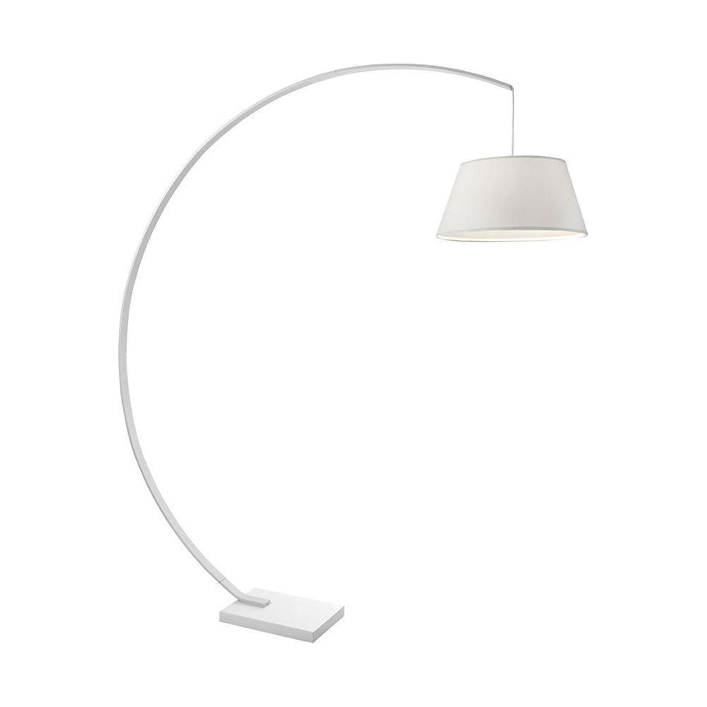 Floor lamp curved metal arch architectural lines elegant room object – ARC | Sompex