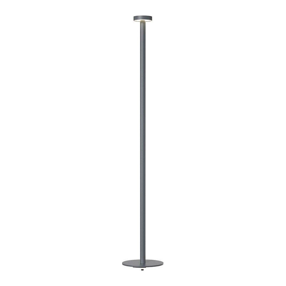 Floor lamp with aluminum housing, stable base construction & touch dimmer function – BORO | Sompex