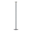 Floor lamp with aluminum housing, stable base construction & touch dimmer function – BORO | Sompex