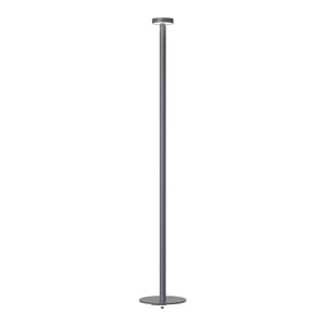 Floor lamp with aluminum housing, stable base construction & touch dimmer function – BORO | Sompex
