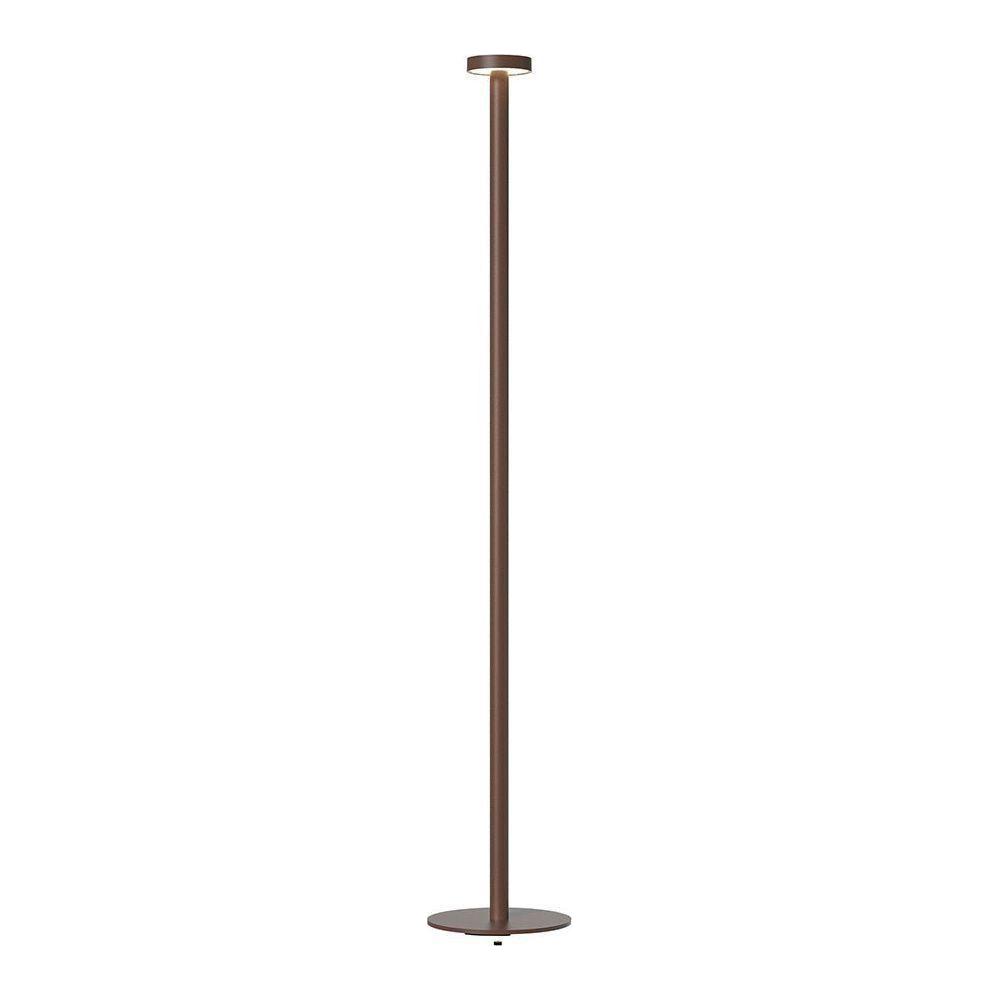Floor lamp with aluminum housing, stable base construction & touch dimmer function – BORO | Sompex