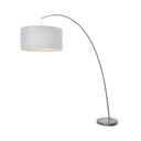 Floor lamp metal housing integrated LED lighting modern arc design – FISHER | Sompex