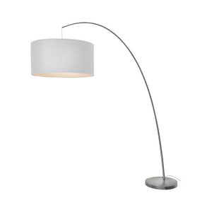 Floor lamp metal housing integrated LED lighting modern arc design – FISHER | Sompex