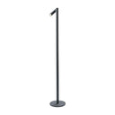 Floor lamp aluminum housing rotatable lamp head dimmable LED IP54 suitable – TUBO | Sompex