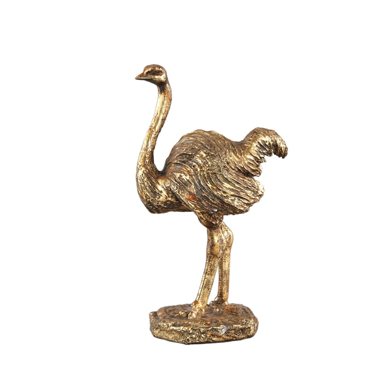 Straußenstatue - Animal Gold poly - Esszett Luxury