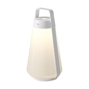 Table lamp with aluminum-glass body, integrated LED technology & modern cylinder design – AIR | Sompex
