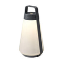 Table lamp with aluminum-glass body, integrated LED technology & modern cylinder design – AIR | Sompex