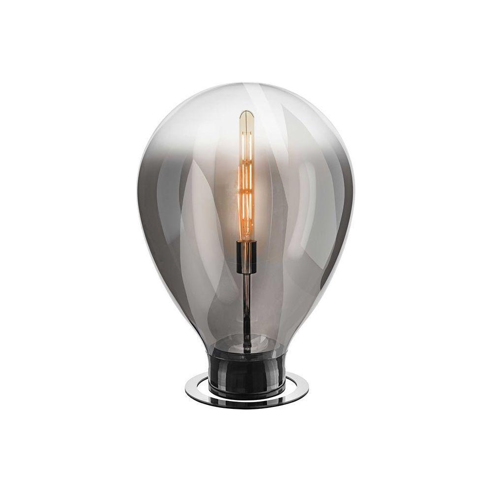 Table lamp spherical glass design structured effect decorative room object – BOLHA | Sompex