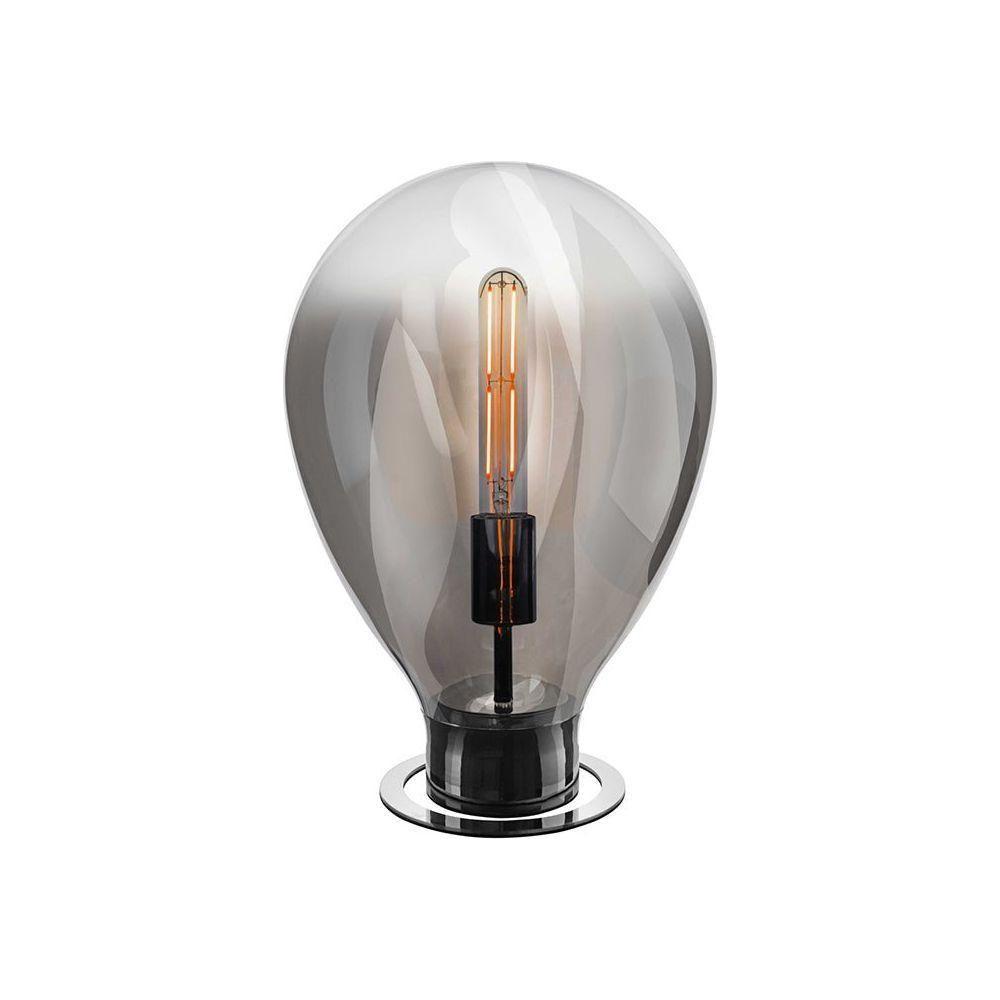 Table lamp spherical glass design structured effect decorative room object – BOLHA | Sompex