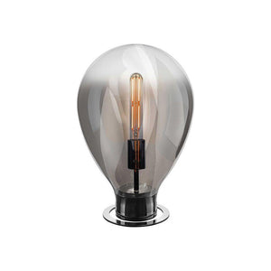 Table lamp spherical glass design structured effect decorative room object – BOLHA | Sompex