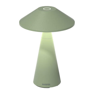 Table lamp with aluminum housing, flexible telescopic design & stepless dimming function – MOVE | Sompex