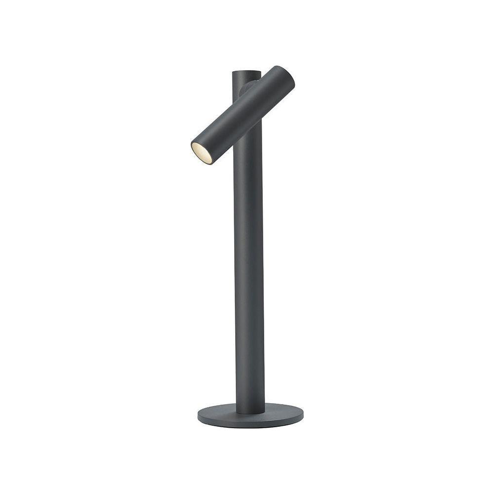 Table lamp with aluminum housing, integrated LED technology & modern cylindrical shape – TUBO | Sompex