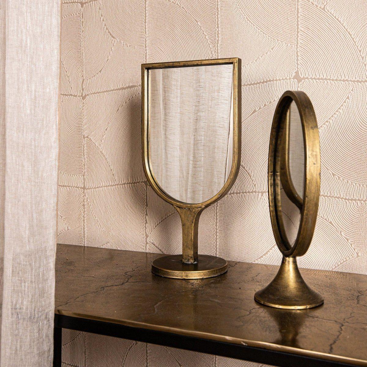 Thimes Tischspiegel – Gold, Ovale Form | Esszett Luxury – Esszett Luxury