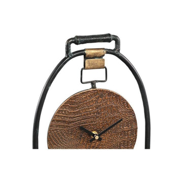 Tischuhr - Osar Bronze metal croco von PTMD - Esszett Luxury | Stilvolles Wohnen mit Charakter