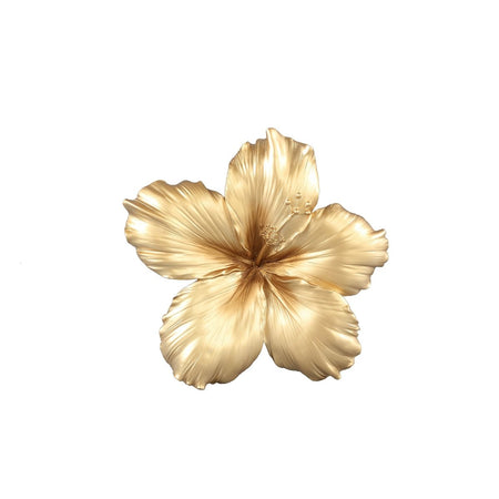 Wanddeko - Mira Gold matt lili flower - Esszett Luxury