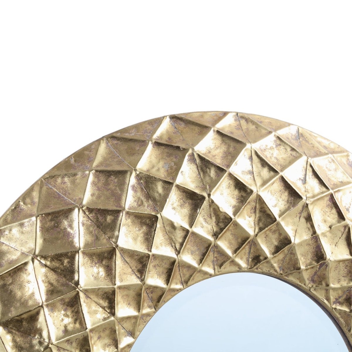 Wandspiegel - Brendon gold metal - Esszett Luxury