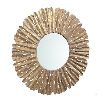 Wandspiegel - Resta Gold Sunny von PTMD - Esszett Luxury | Stilvolles Wohnen mit Charakter