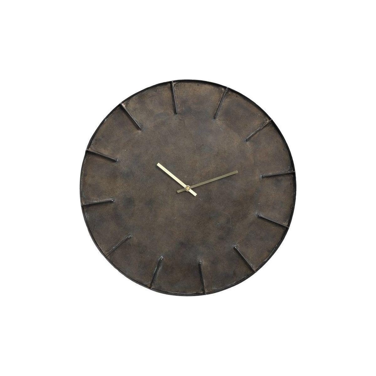 Wanduhr - Erdin black metal von PTMD - Esszett Luxury | Stilvolles Wohnen mit Charakter