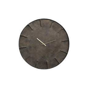 Wanduhr - Erdin black metal von PTMD - Esszett Luxury | Stilvolles Wohnen mit Charakter